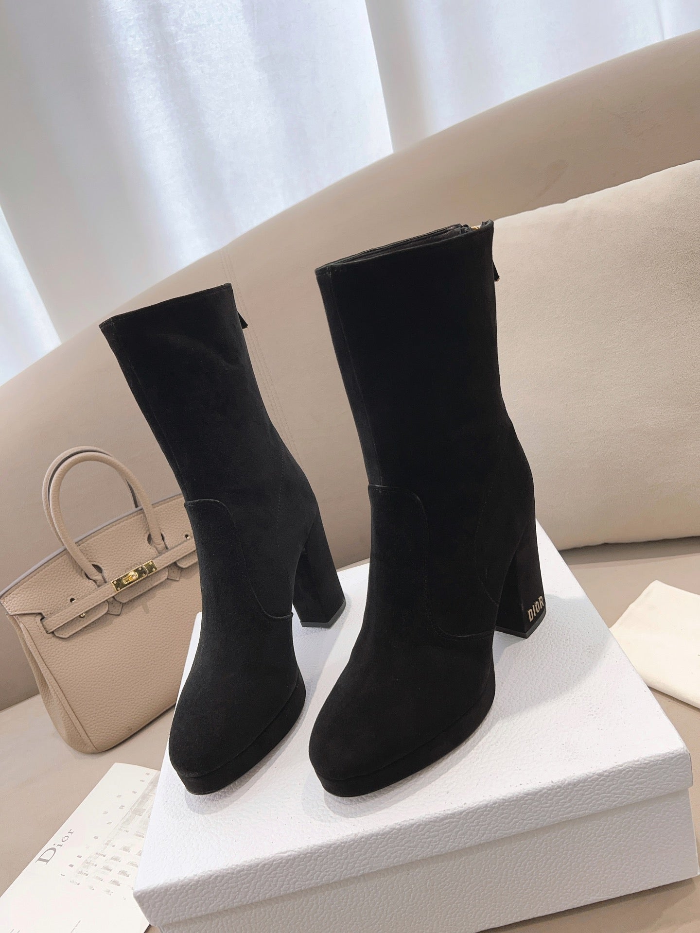 VBS D RISE ANKLE BOOTS BLACK