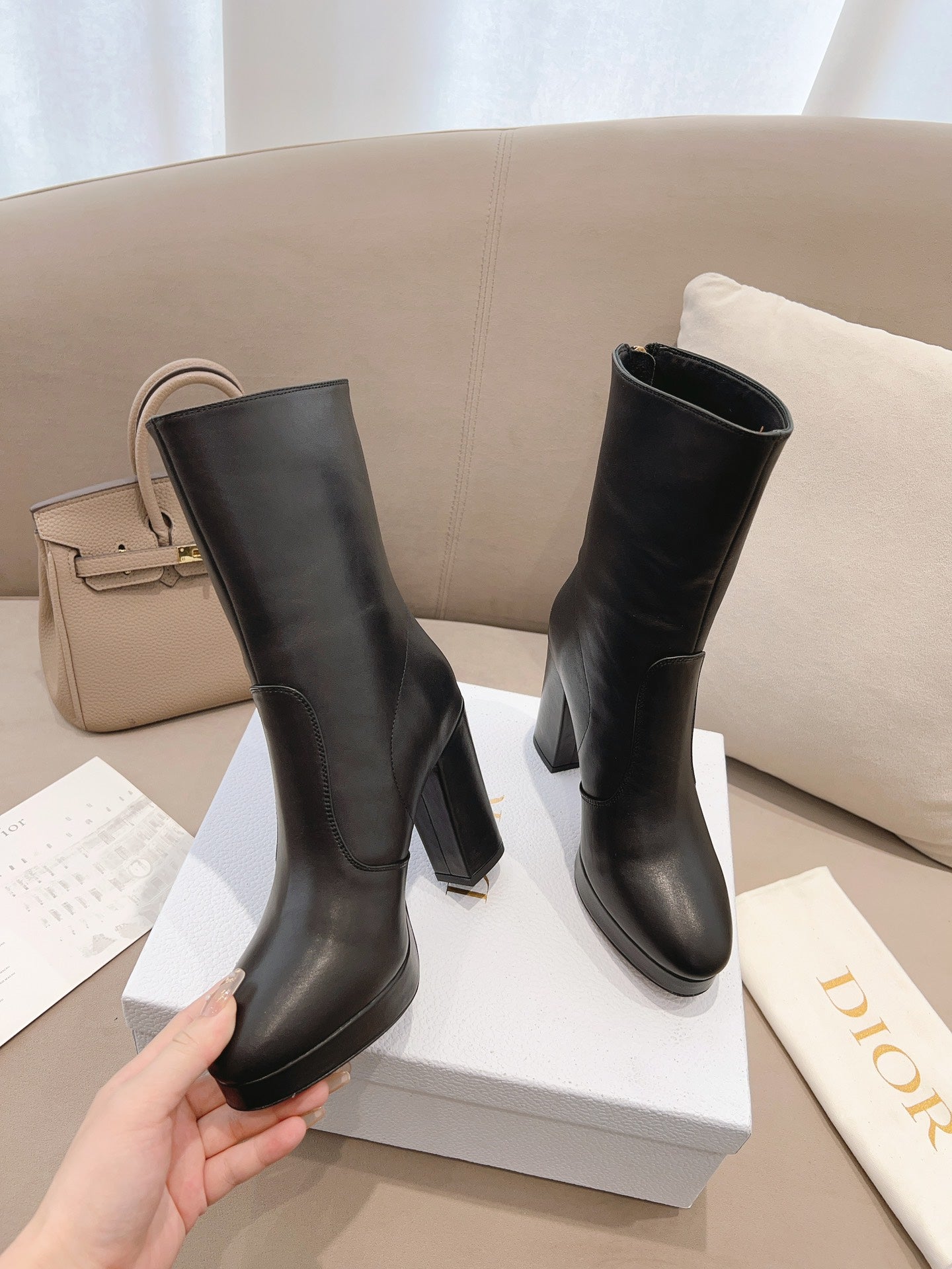 VBS D RISE ANKLE BOOTS BLACK