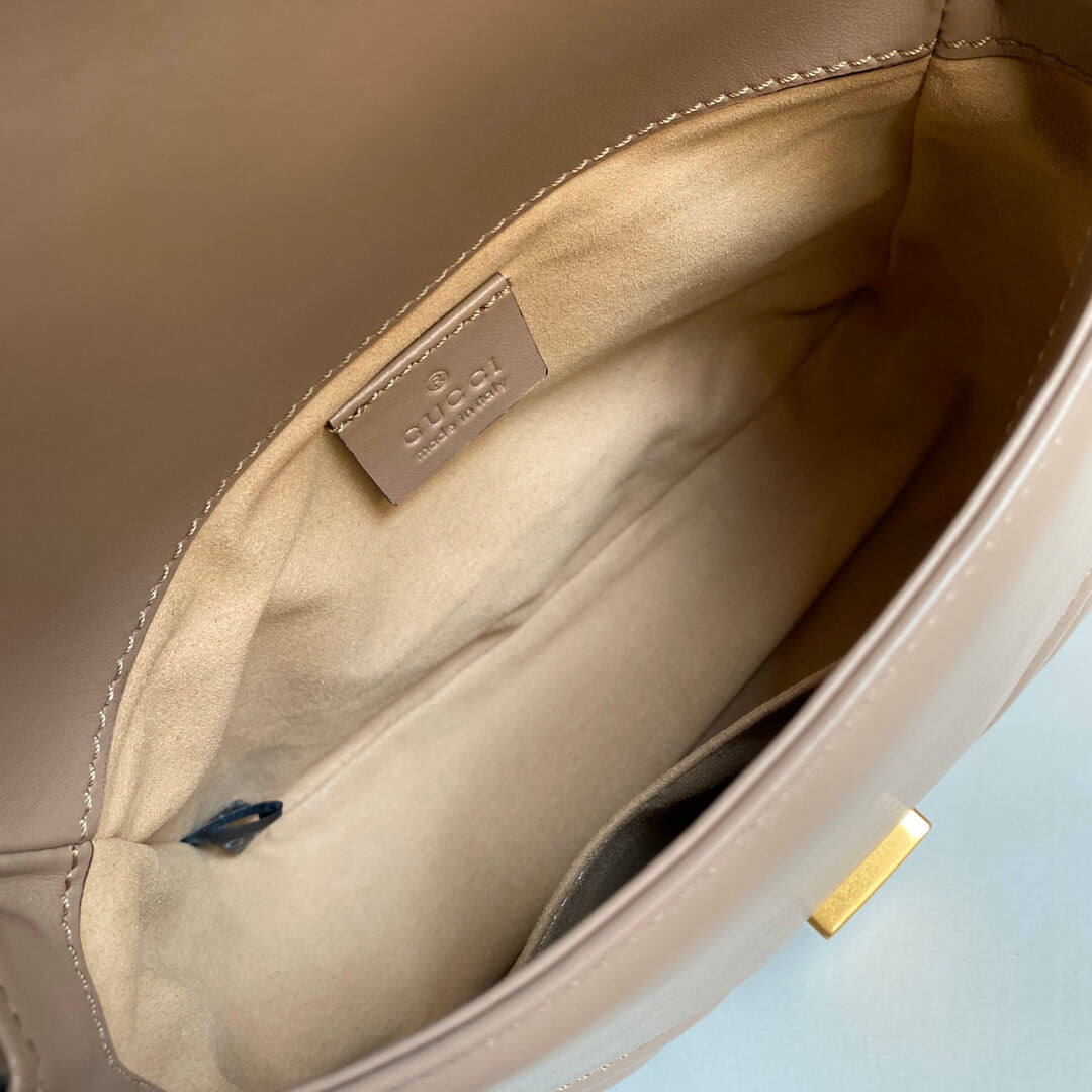 VBS-547260 Marmont shoulder bag cross body bags Handbag Leather nude Small size