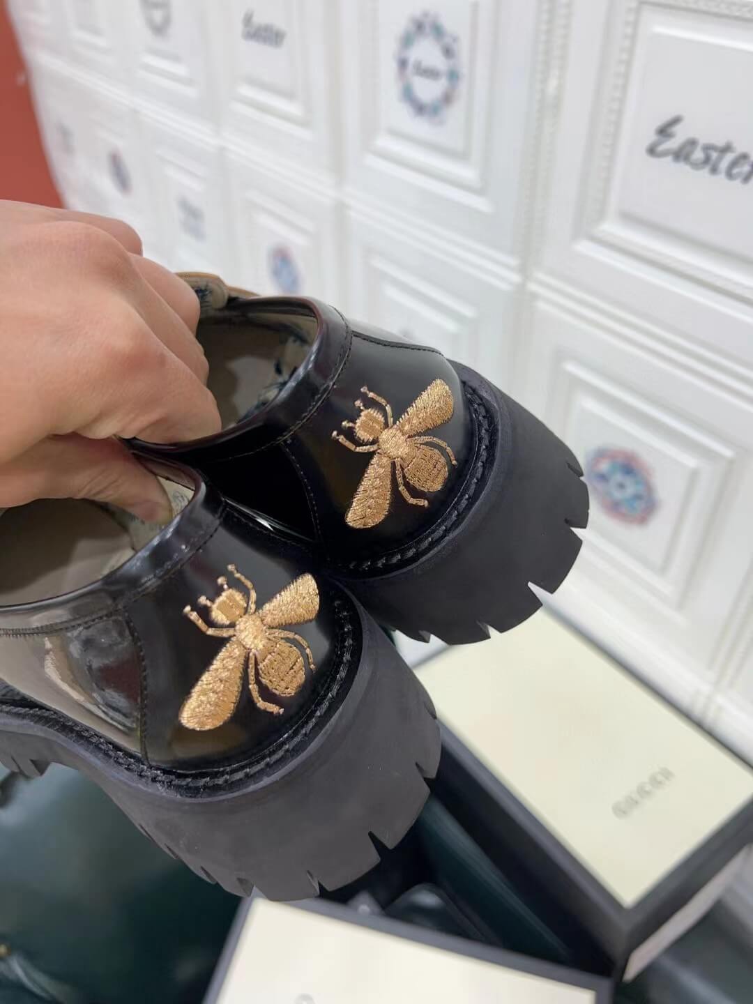 VBS Flat Loafers for Women black bee