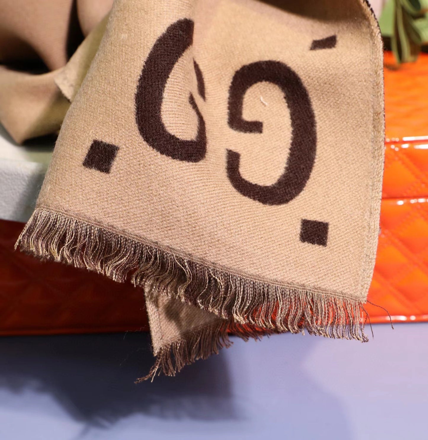 VBS230216 VBS scarf brown