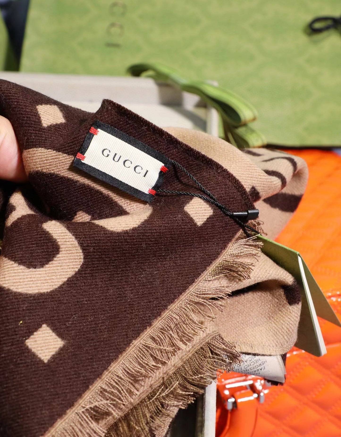 VBS230216 VBS scarf brown