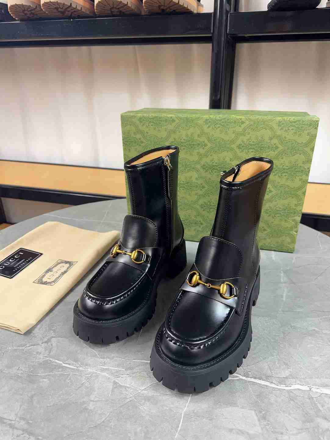 VBS HORSEBIT ANKLE BOOTS LEATHER BLACK
