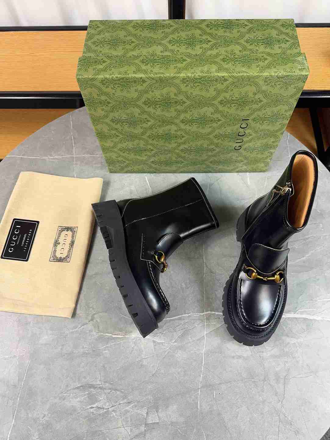 VBS HORSEBIT ANKLE BOOTS LEATHER BLACK