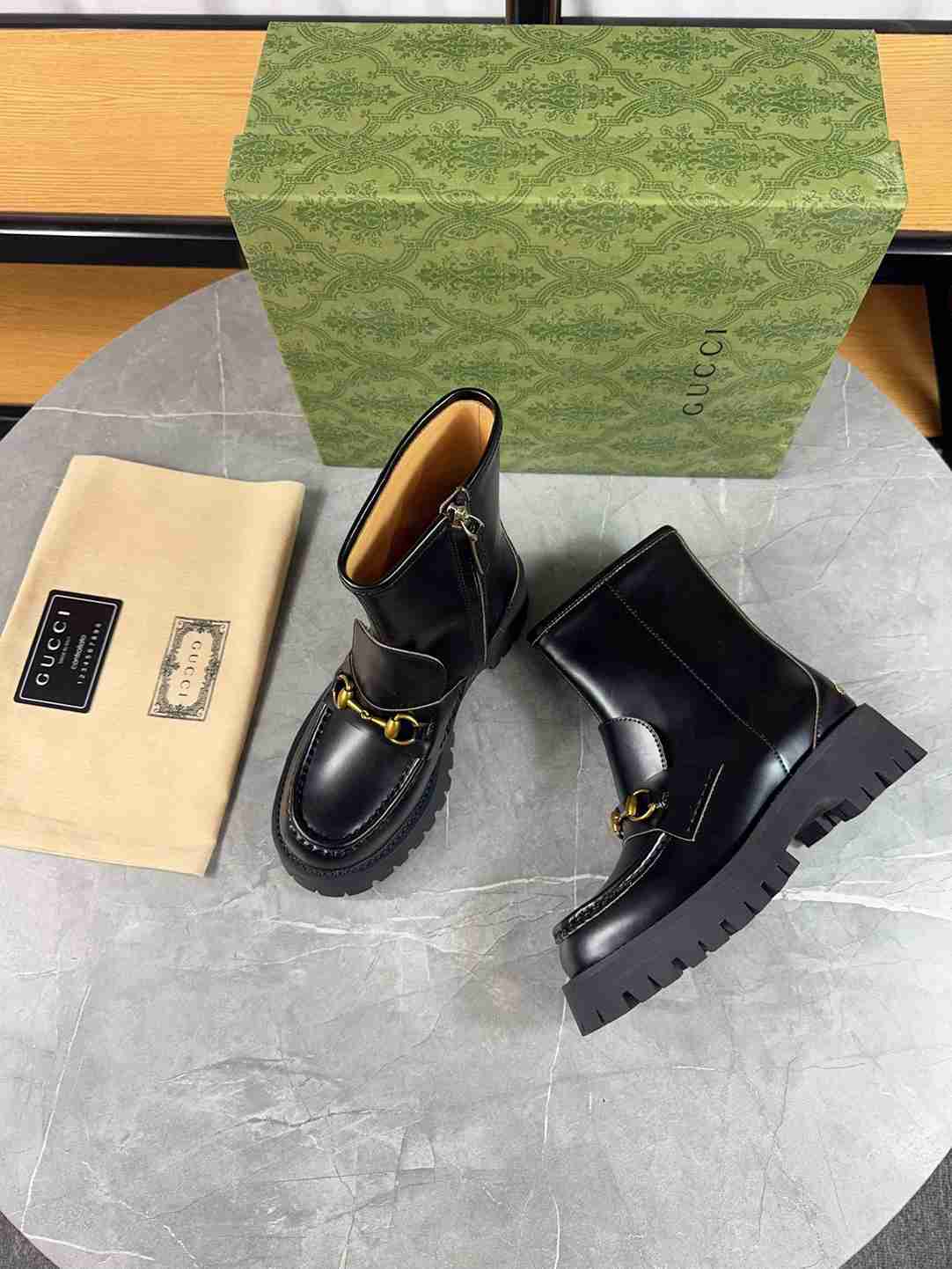 VBS HORSEBIT ANKLE BOOTS LEATHER BLACK