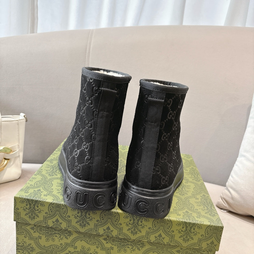 Vbs WOMEN’S BOOT Vbs SUDE CANVAS BLACK