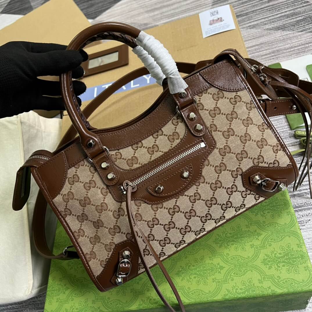 VBS 681690 shoulder bag Handbag Aria Real Leather/pvc brown