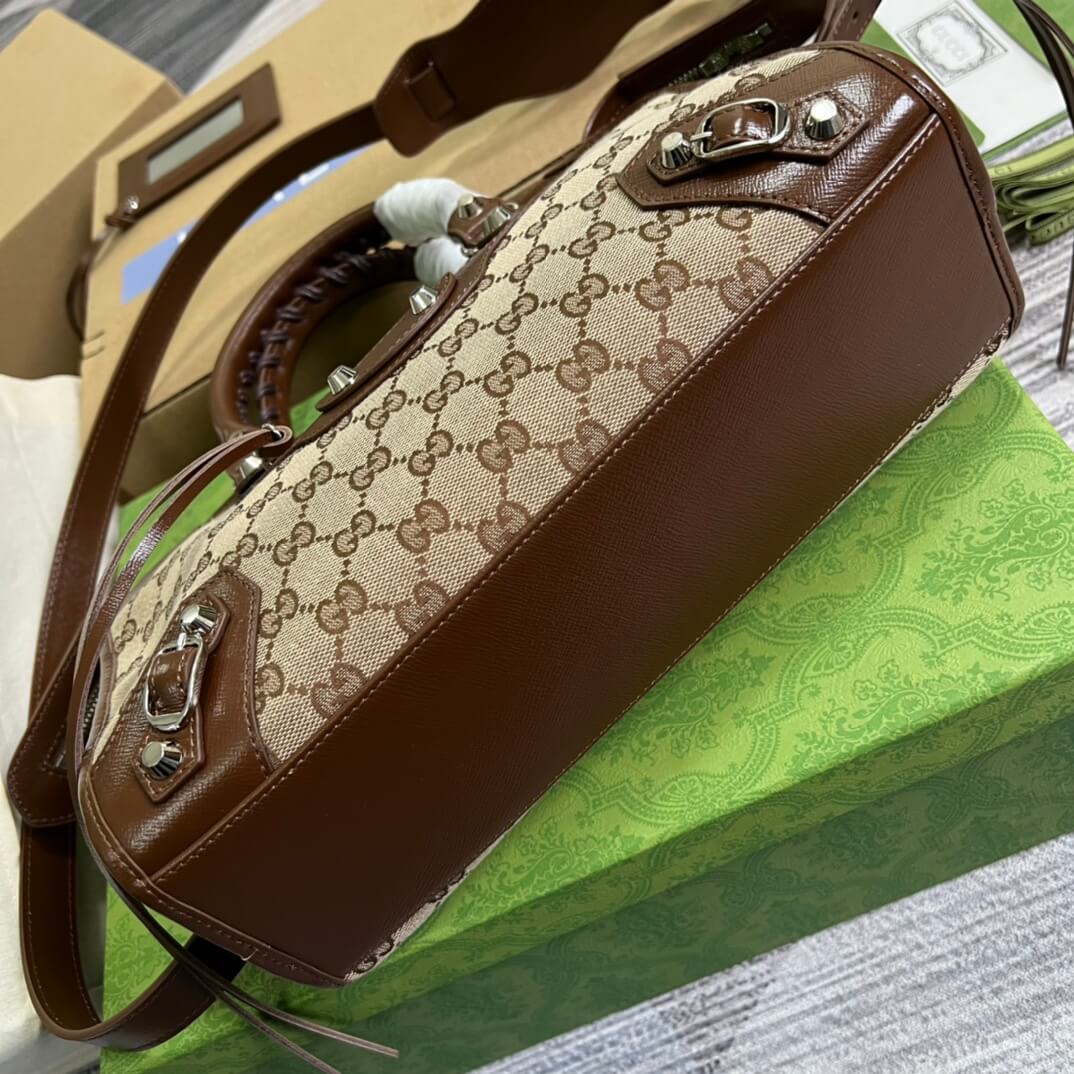 VBS 681690 shoulder bag Handbag Aria Real Leather/pvc brown