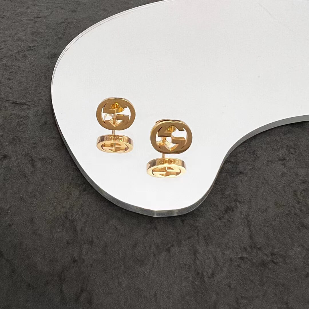 VBS Earrings brass yellow gold 220915 Free shipping