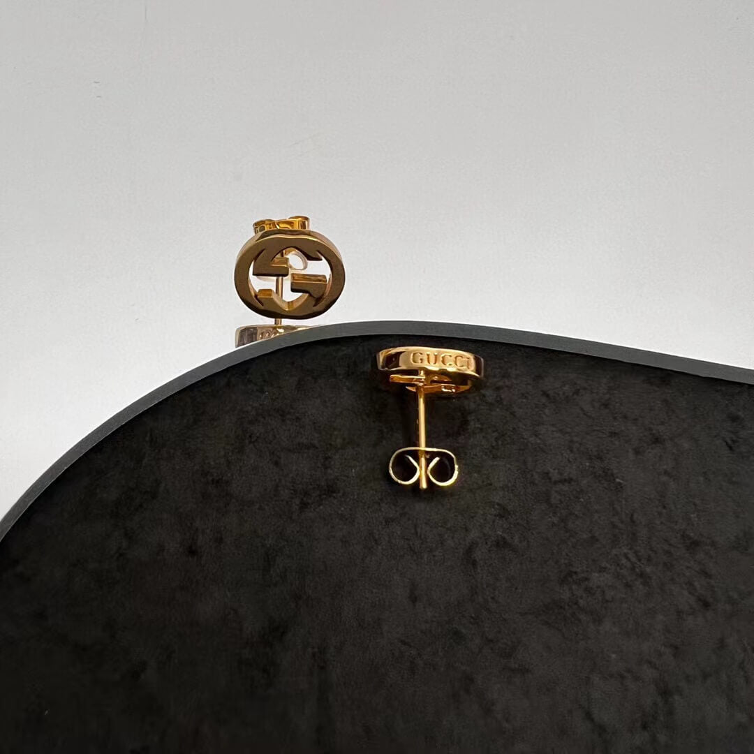 VBS Earrings brass yellow gold 220915 Free shipping