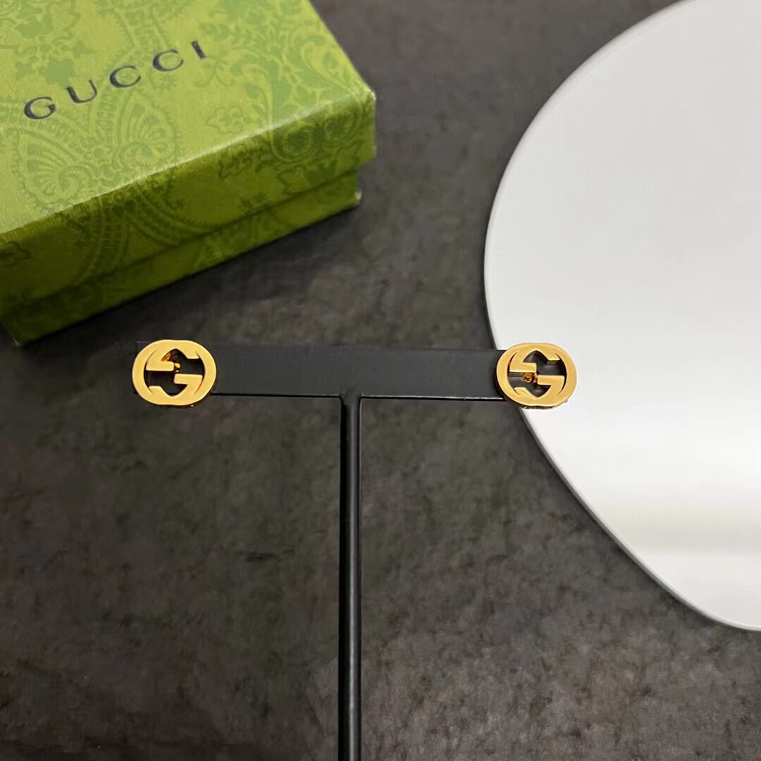 VBS Earrings brass yellow gold 220915 Free shipping
