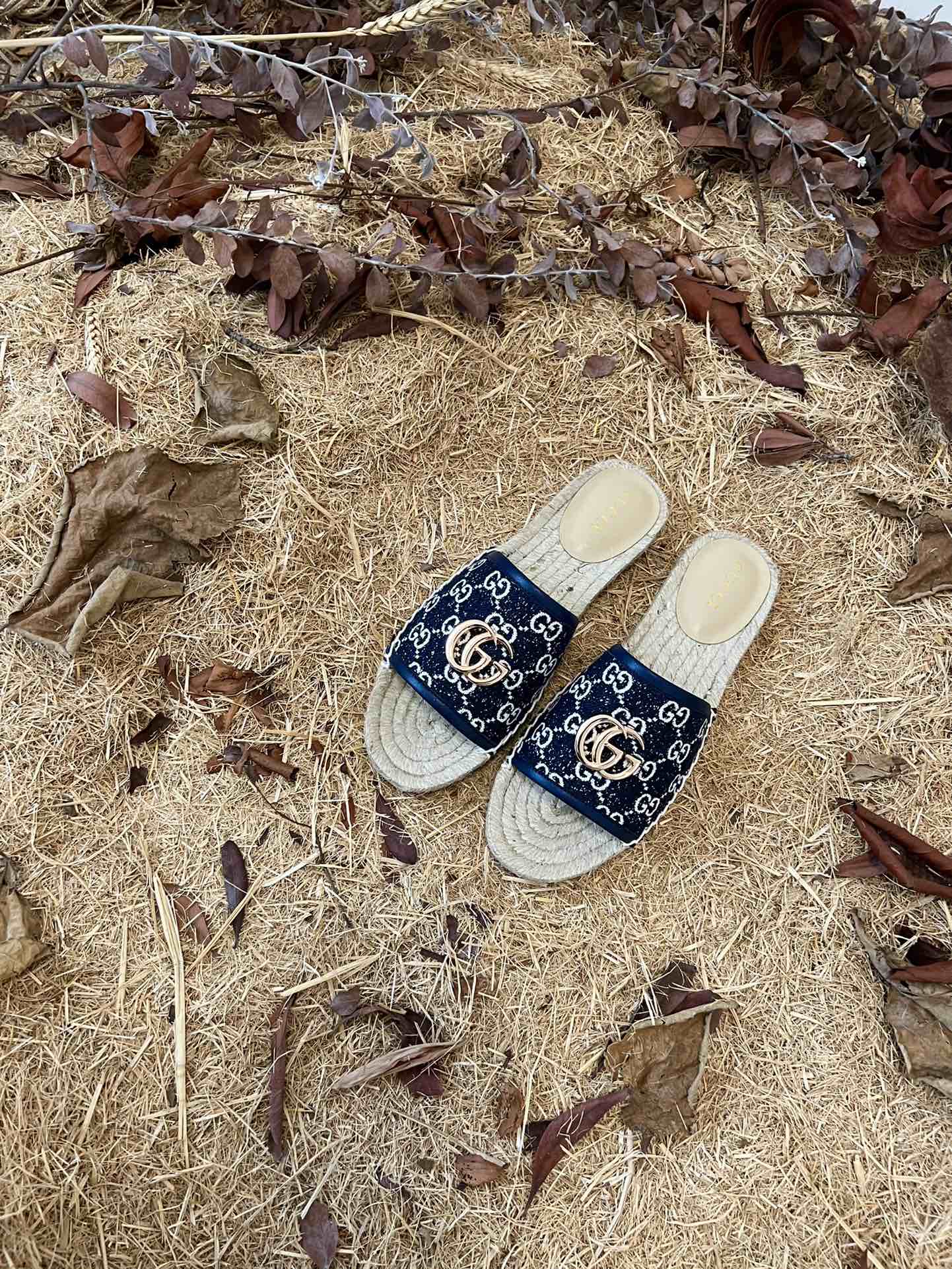 VBS new MARMONT SLIDES slippers black starboard flat canvas sandals