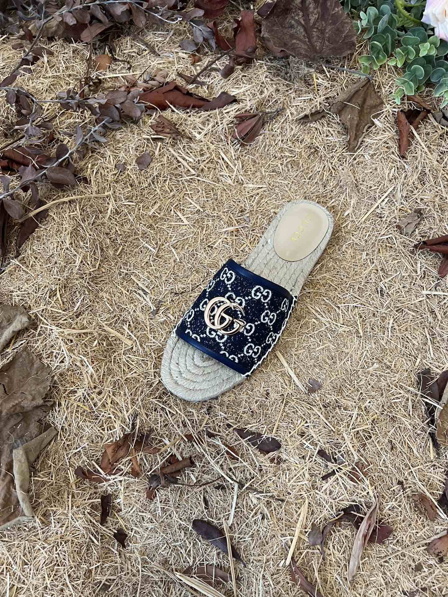 VBS new MARMONT SLIDES slippers black starboard flat canvas sandals