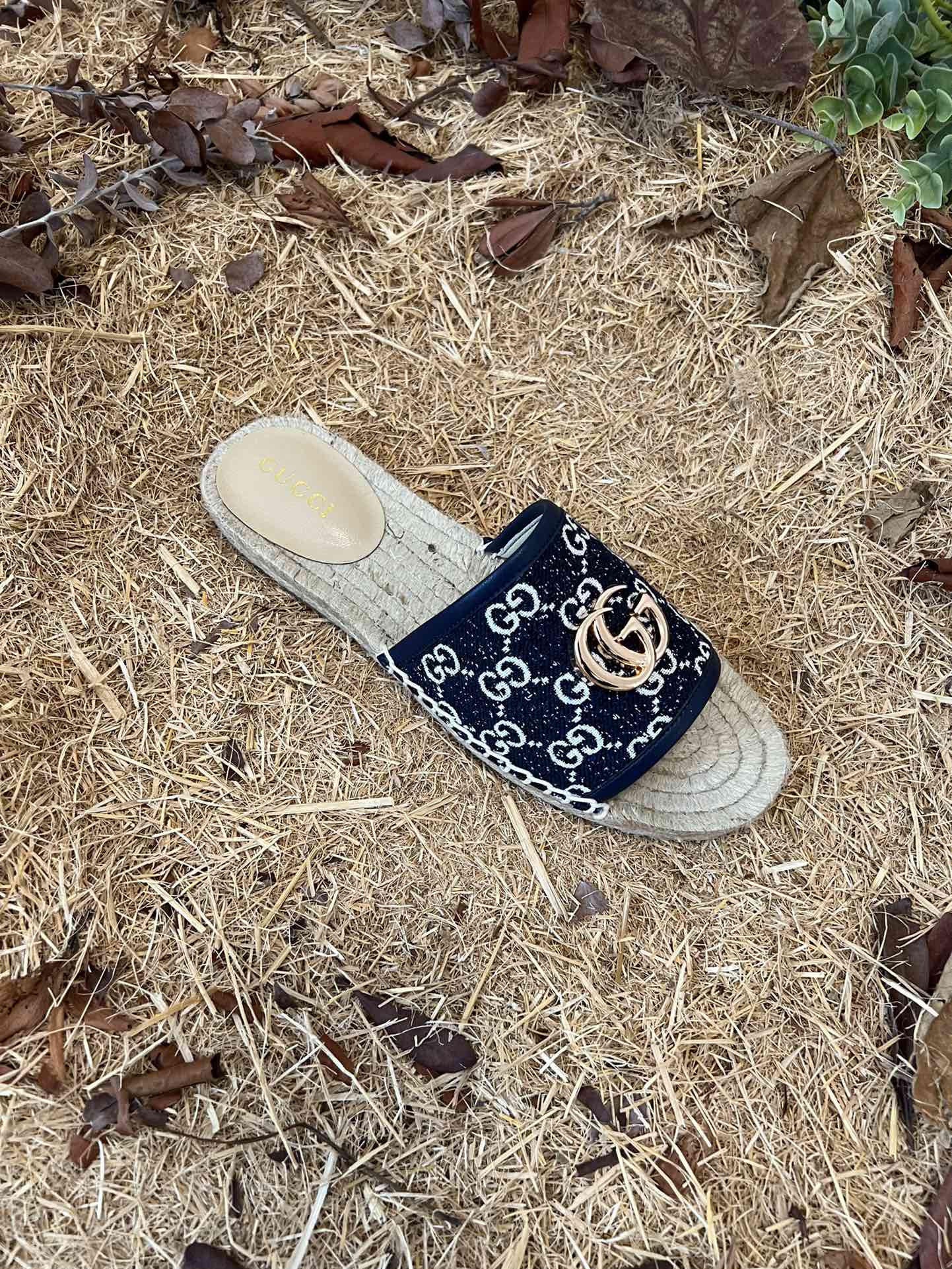 VBS new MARMONT SLIDES slippers black starboard flat canvas sandals
