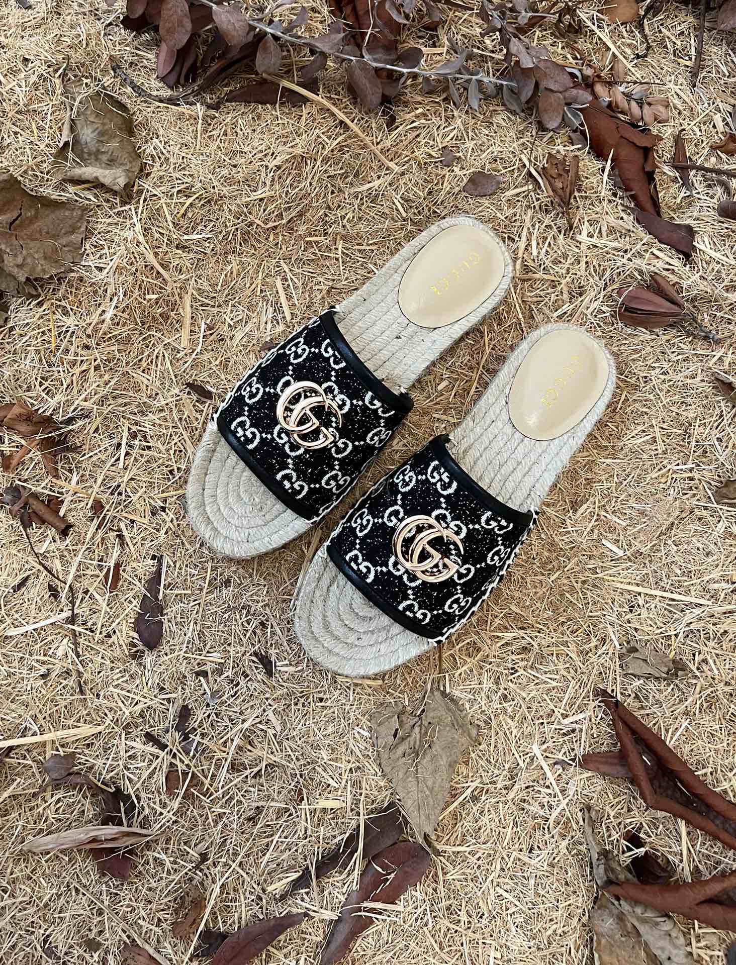 VBS new MARMONT SLIDES slippers black-2 starboard flat canvas sandals