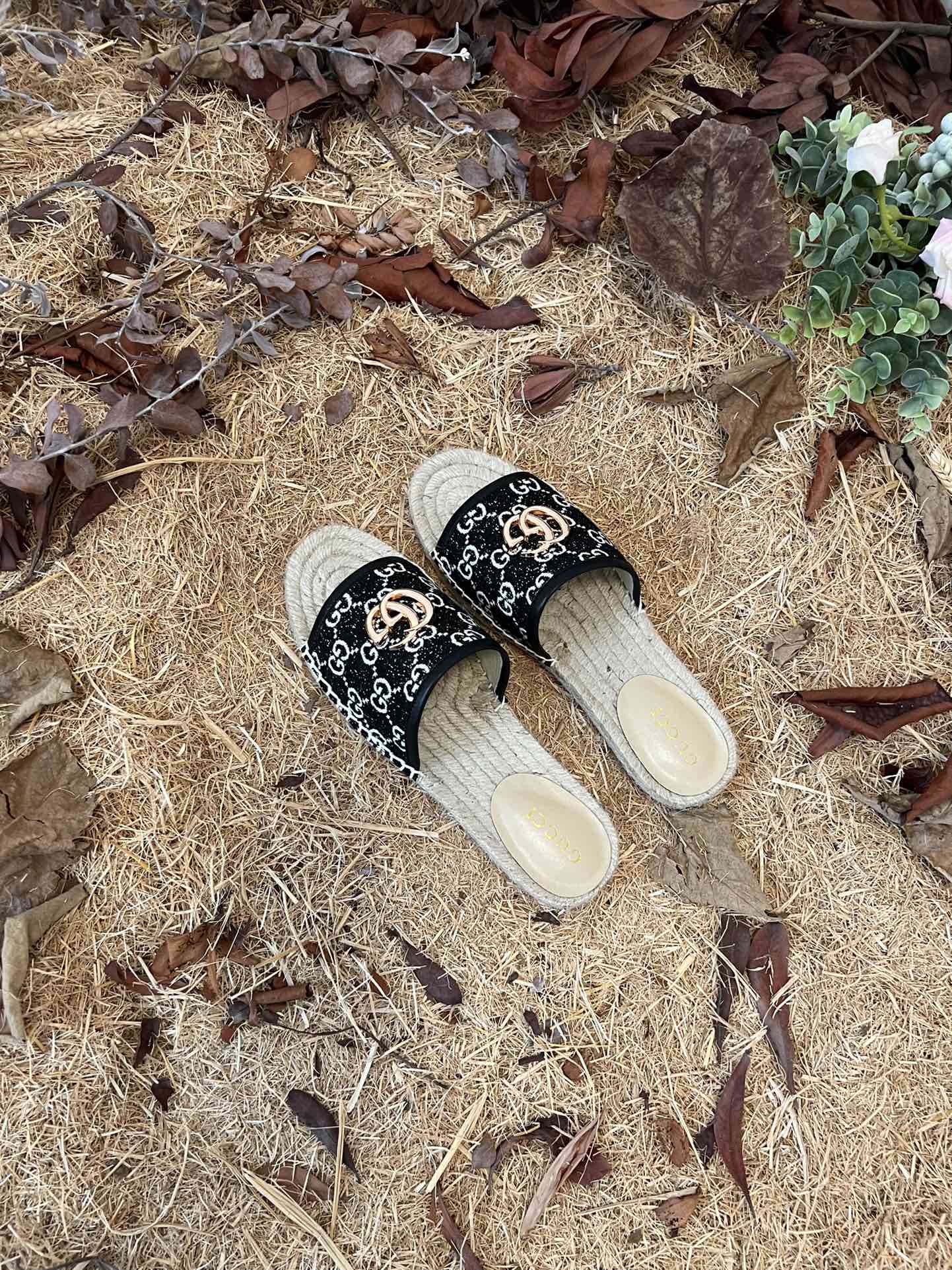 VBS new MARMONT SLIDES slippers black-2 starboard flat canvas sandals