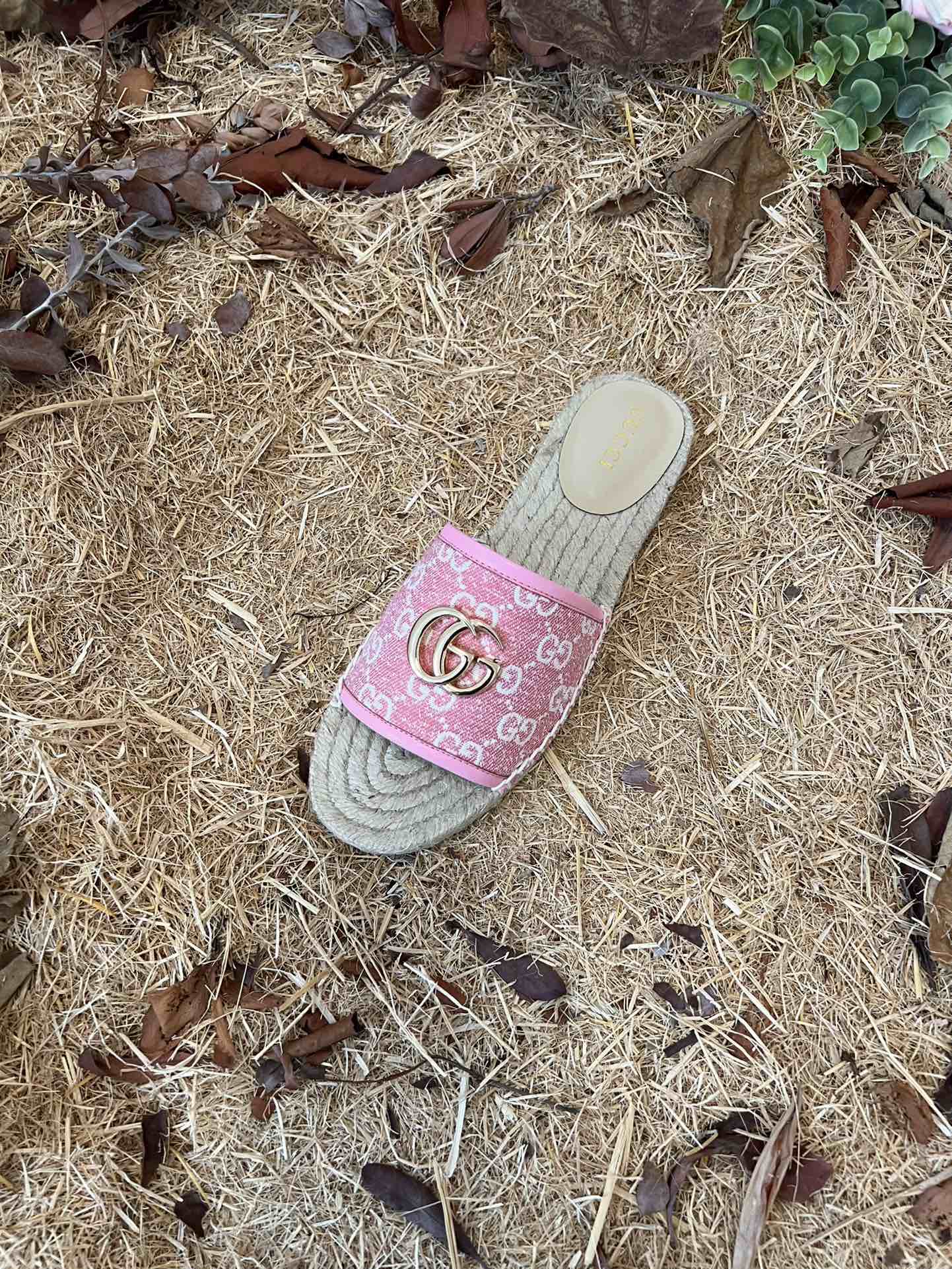 VBS new MARMONT SLIDES slippers rose red starboard flat canvas sandals
