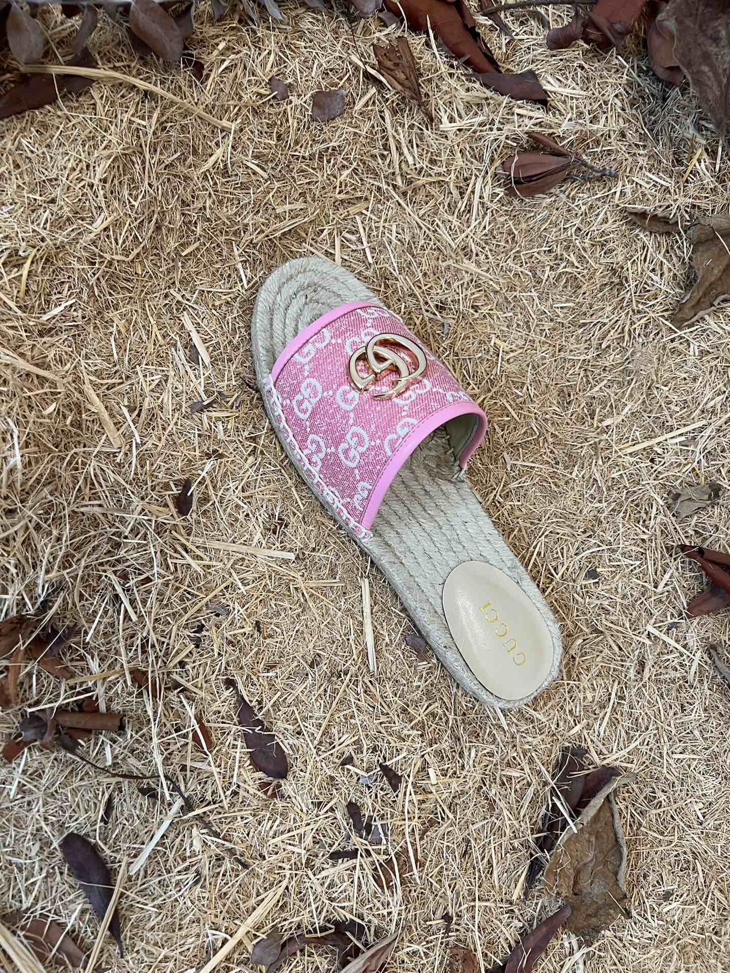 VBS new MARMONT SLIDES slippers rose red starboard flat canvas sandals
