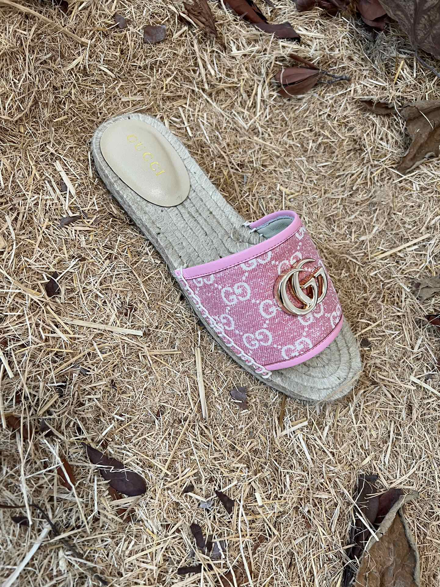 VBS new MARMONT SLIDES slippers rose red starboard flat canvas sandals