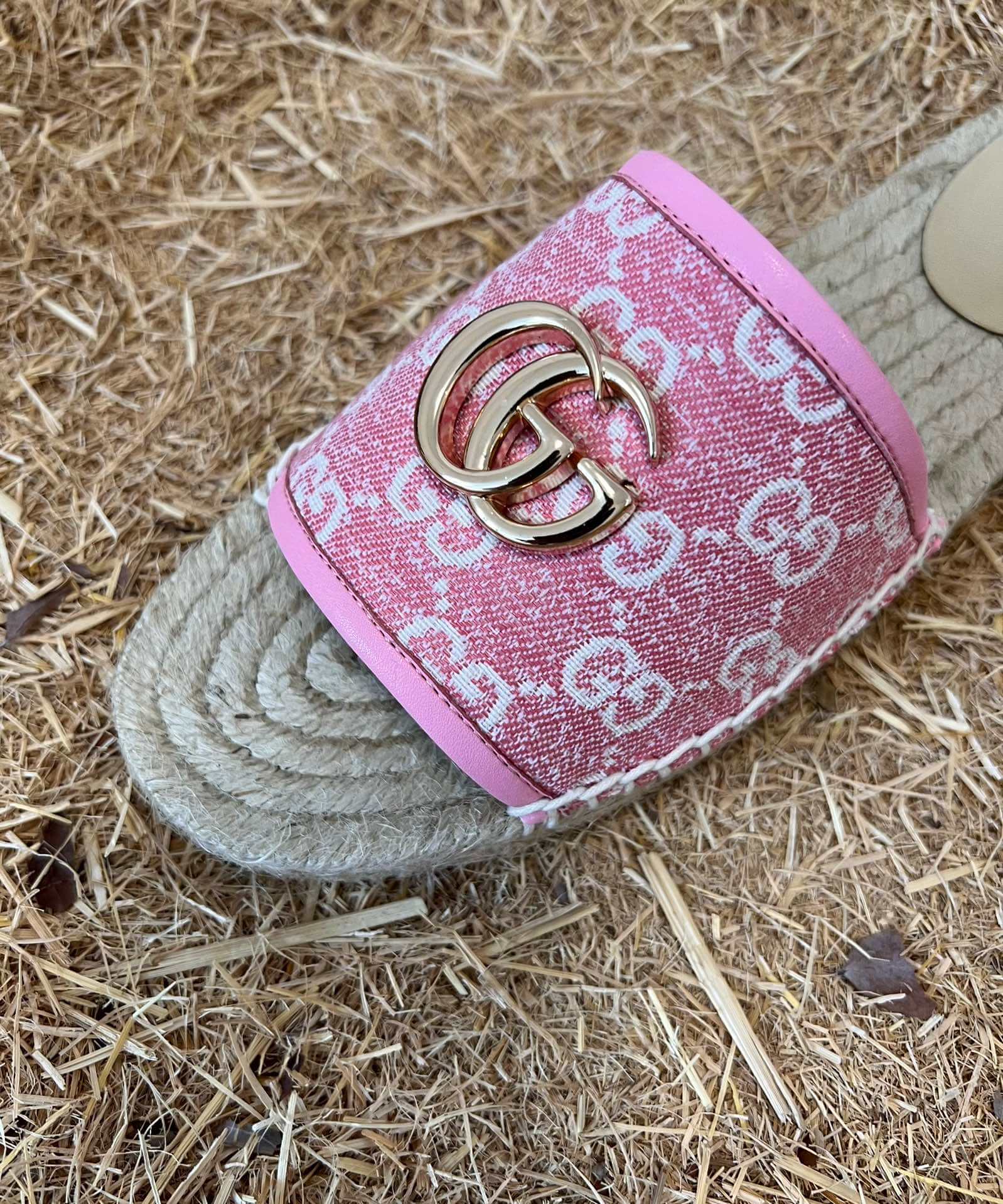 VBS new MARMONT SLIDES slippers rose red starboard flat canvas sandals