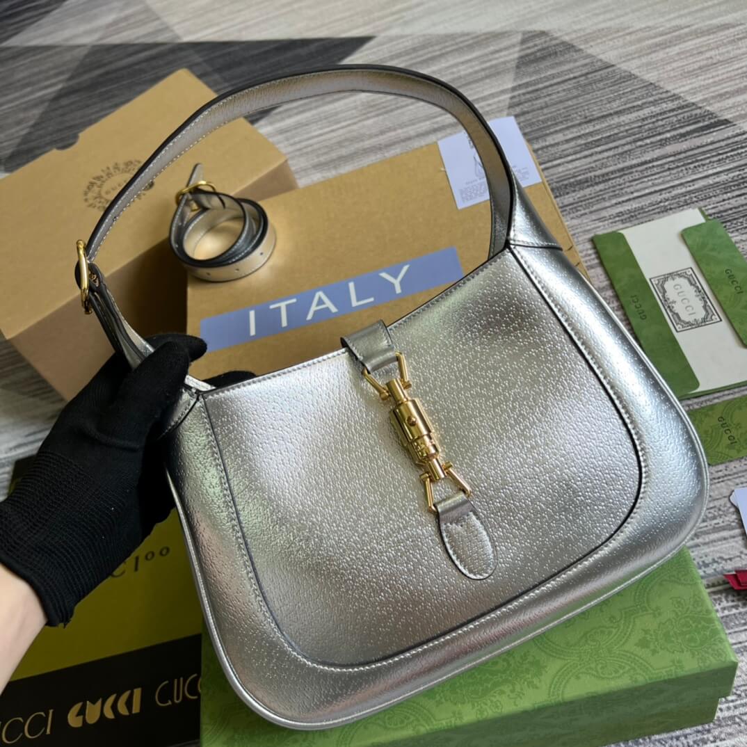 VBS Subaxillary bag silver full leather 636709