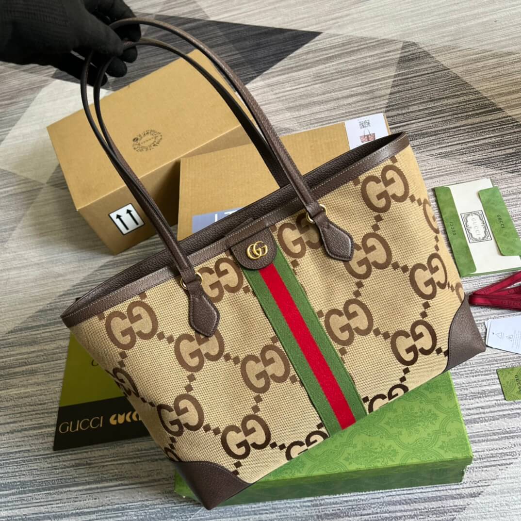 VBS TOTE Bag Handbag Brown Medium Canvas 631685