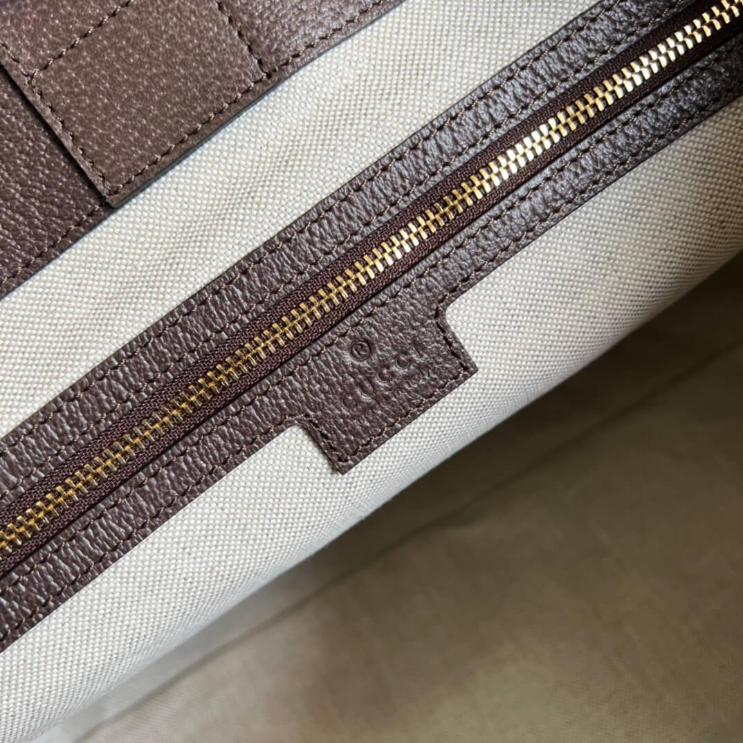 VBS TOTE Bag Handbag Brown Medium Canvas 631685