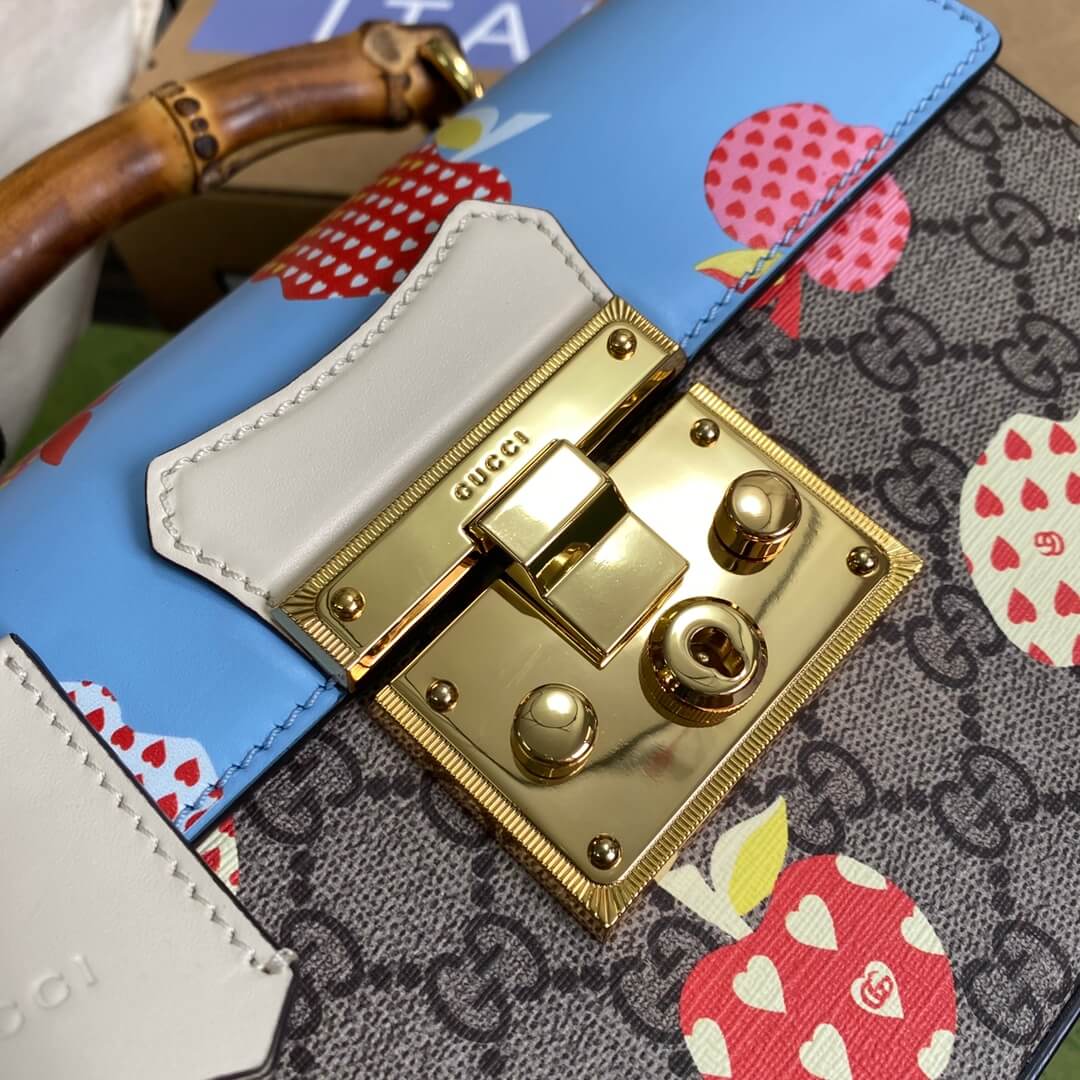 VBS 603221 Handbag shoulder bag cross body bags blue Padlock calfskin
