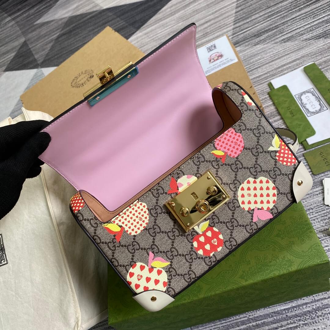 VBS 603221 Handbag shoulder bag cross body bags pink Padlock calfskin