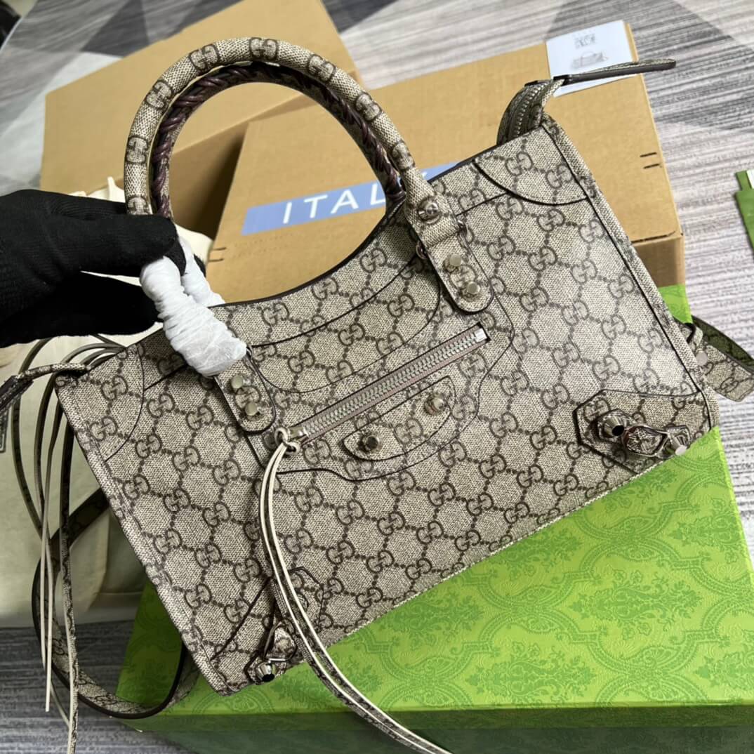 VBS 681690 shoulder bag Handbag Aria Real Leather/pvc grey