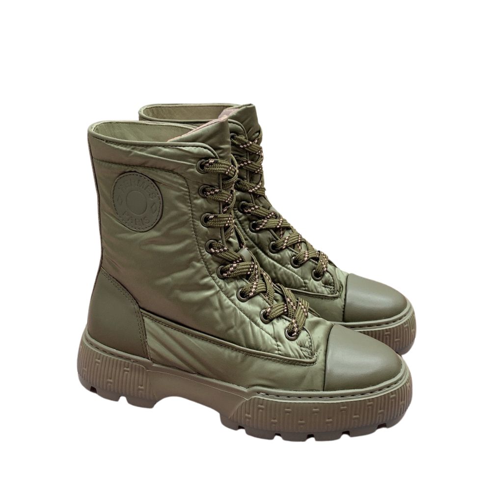 HM FRESH ANKLE BOOTS GREEN