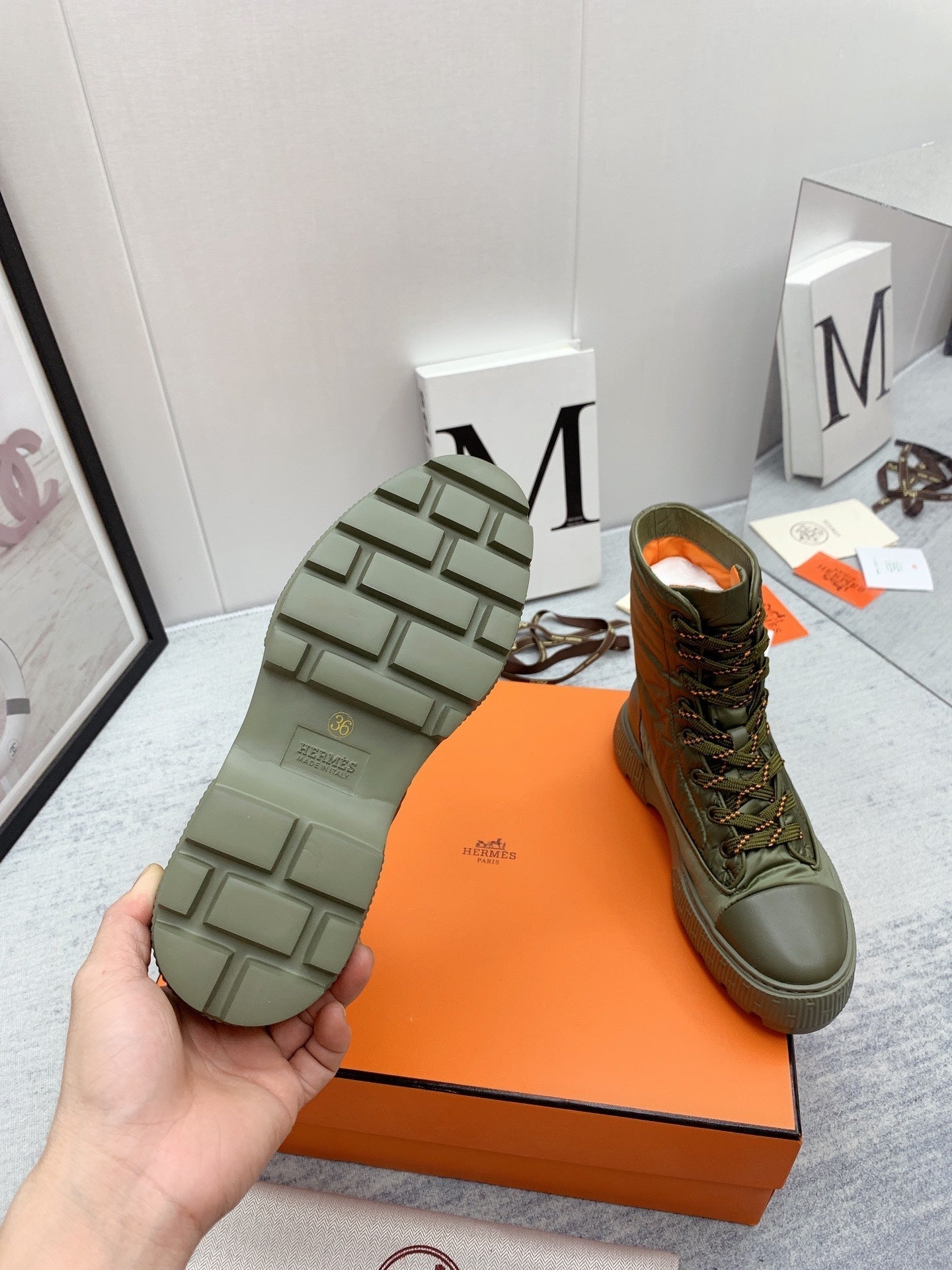 VBS FRESH ANKLE BOOTS GREEN