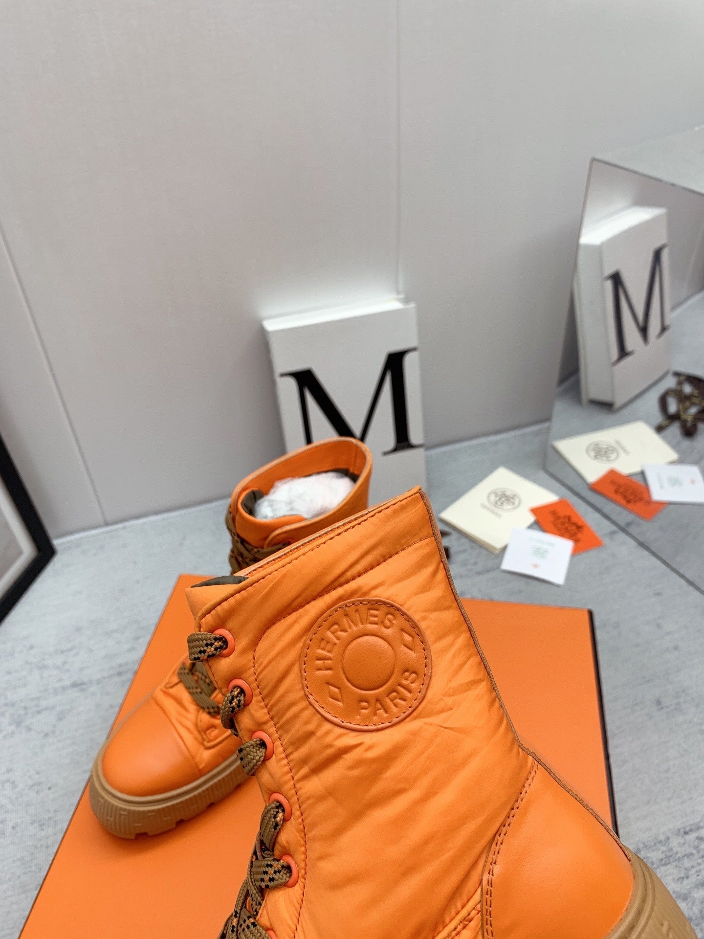 VBS FRESH ANKLE BOOTS ORANGE