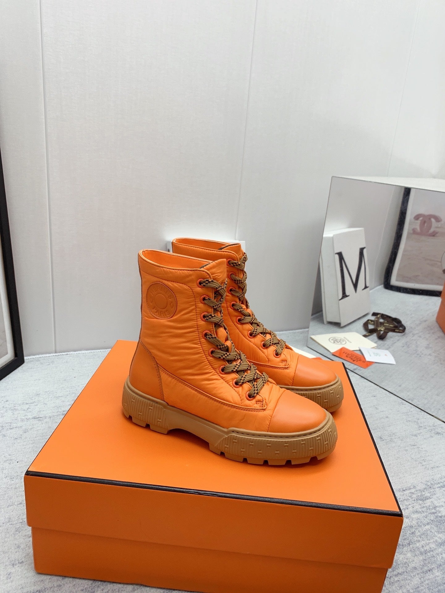 VBS FRESH ANKLE BOOTS ORANGE