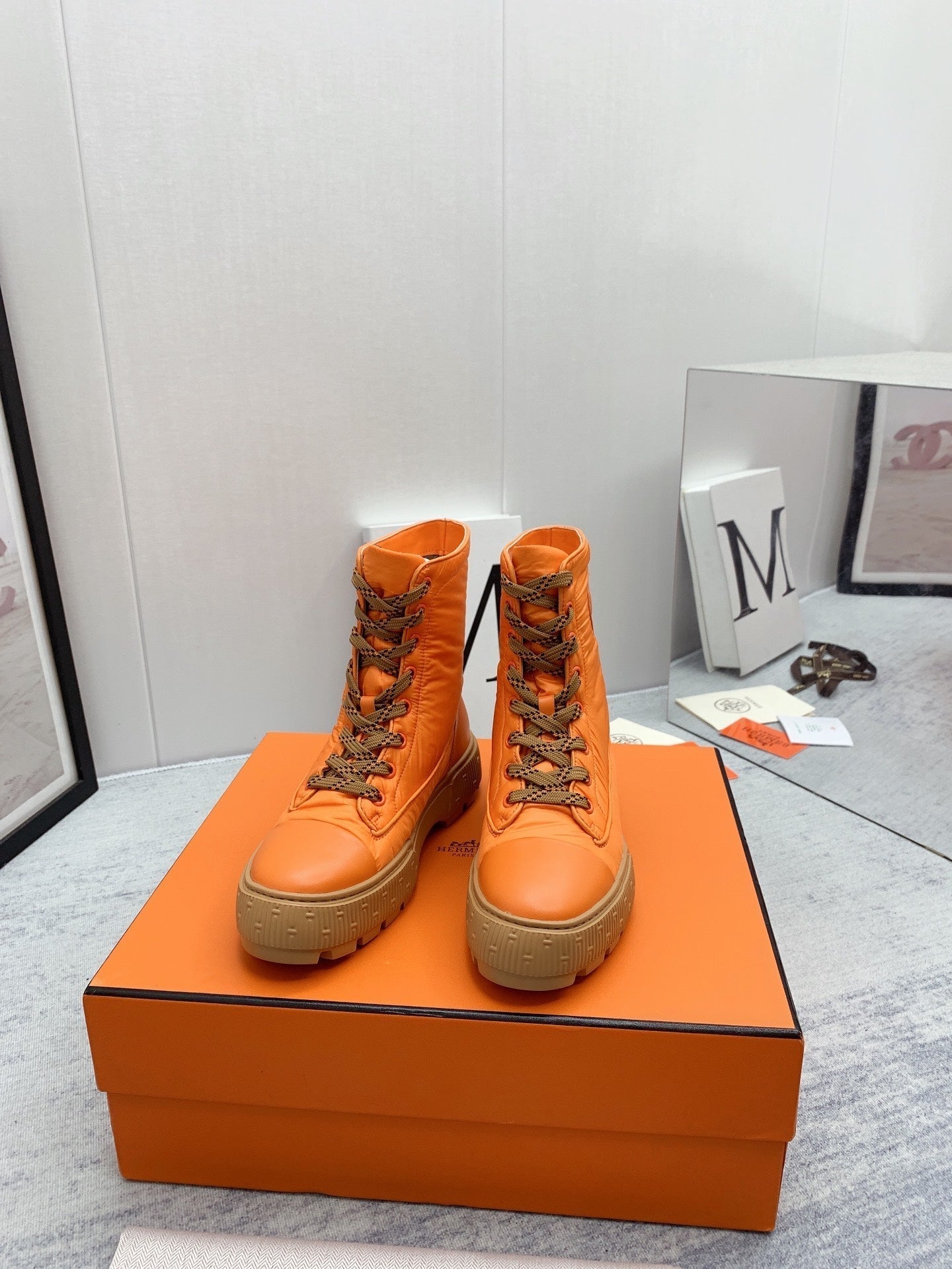 VBS FRESH ANKLE BOOTS ORANGE