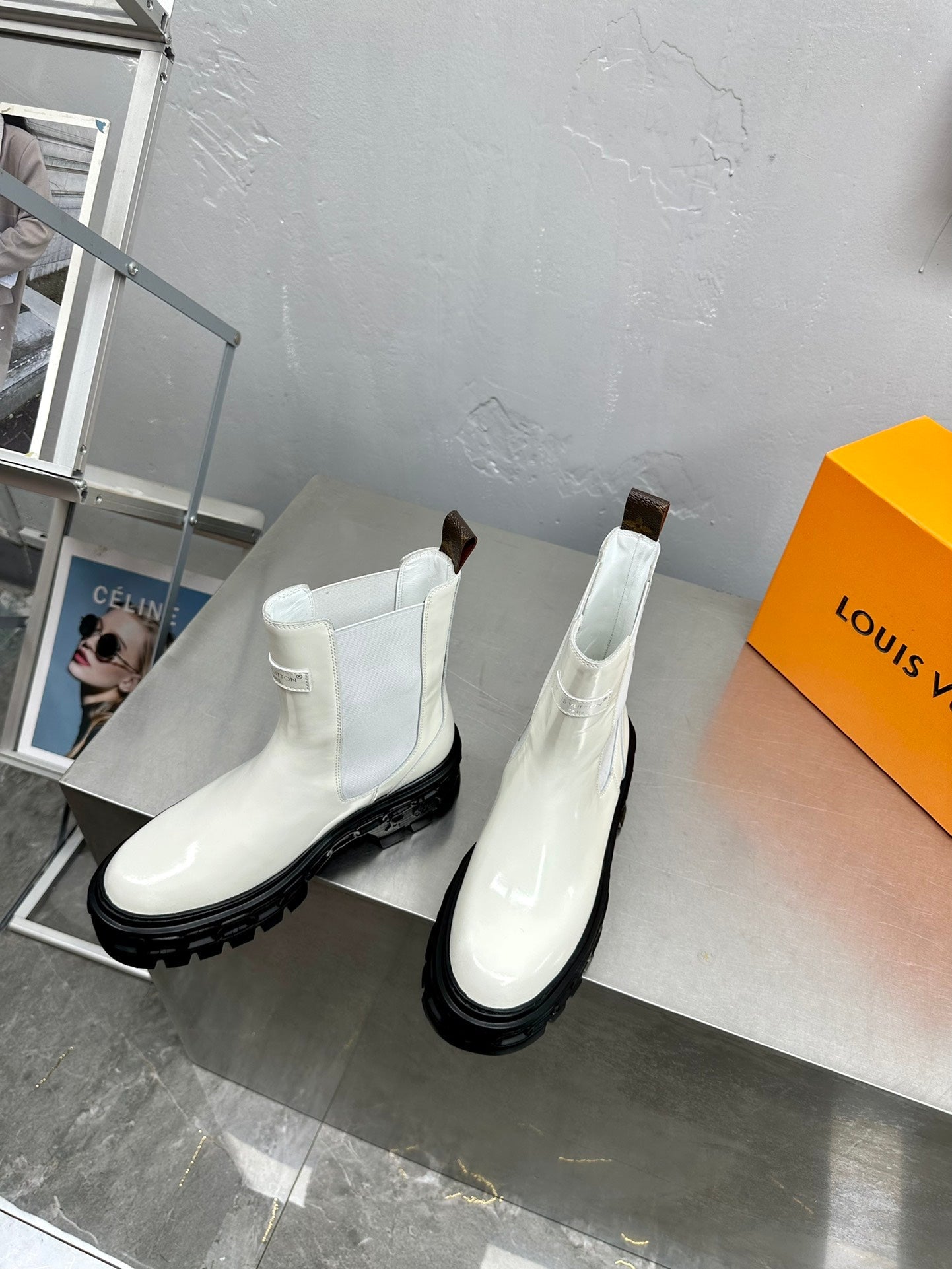 nmb nmb RECORD CHELSEA BOOT WHITE 1AC7YX