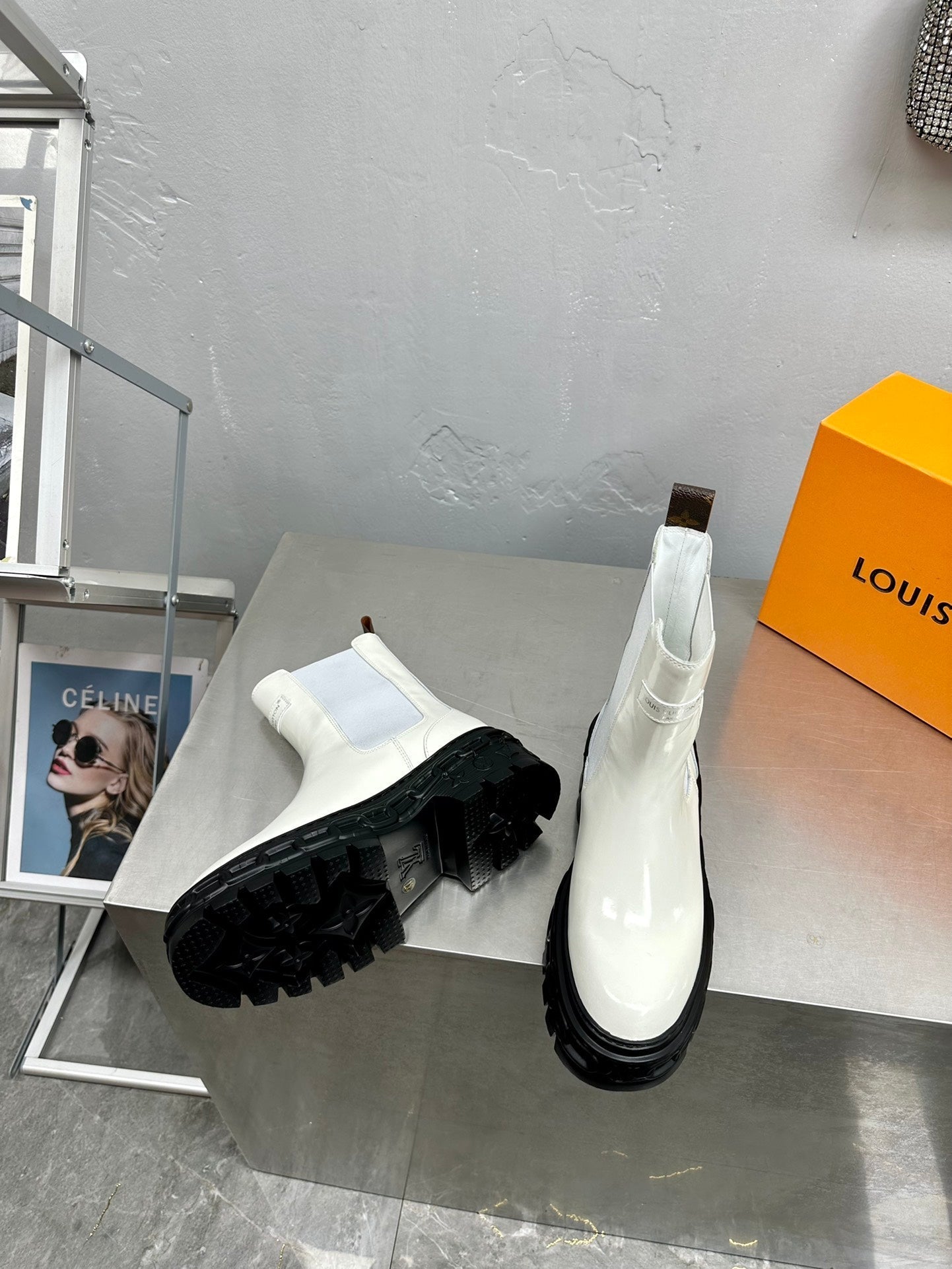 nmb nmb RECORD CHELSEA BOOT WHITE 1AC7YX