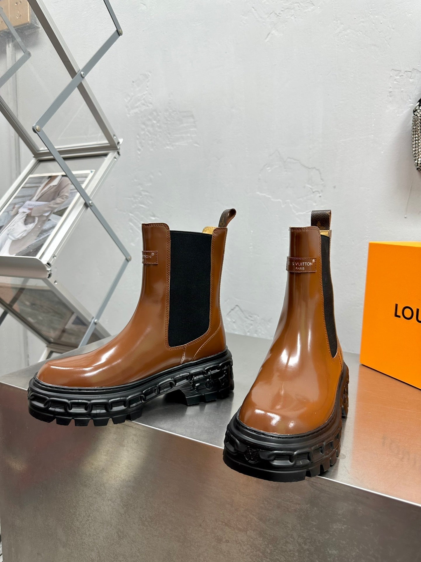 nmb nmb RECORD CHELSEA BOOT BROWN