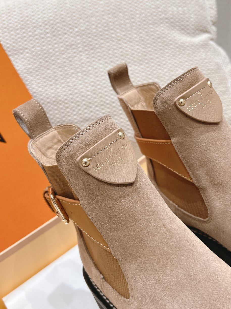 nmb BEAUBOURG ANKLE BOOT BEIGE 1ACKD3
