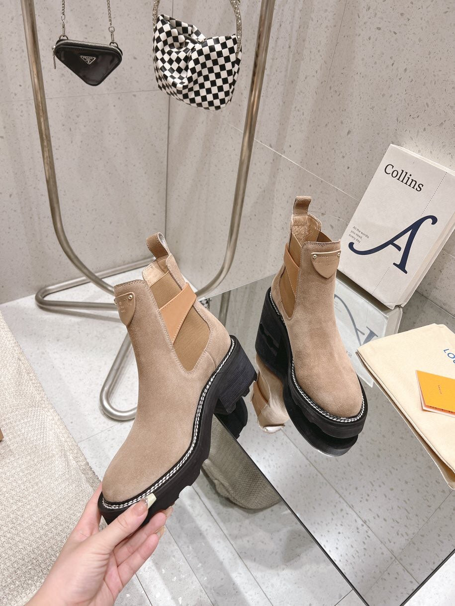 nmb BEAUBOURG ANKLE BOOT BEIGE 1ACKD3