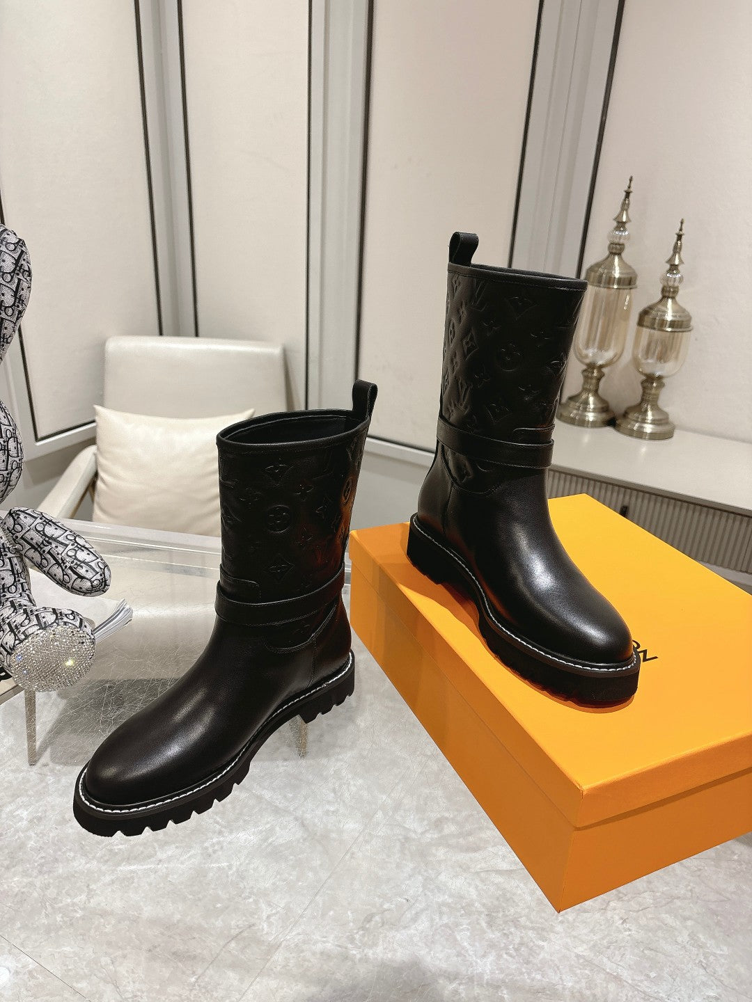 VBS TERRITORY FLAT ANKLE BOOT BLACK 1ADCQ1
