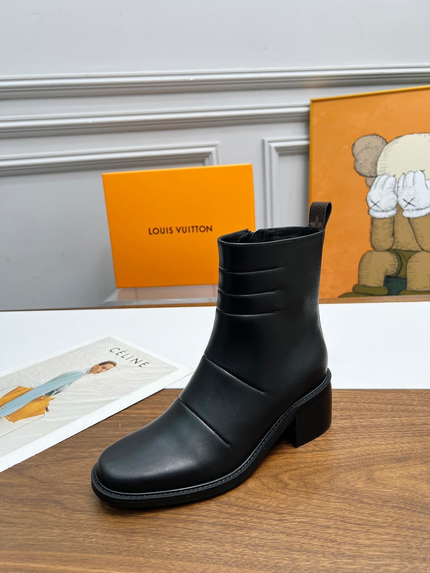 nmb JAZZ BOOTS LAMBSKIN BLACK 1ADBJ9