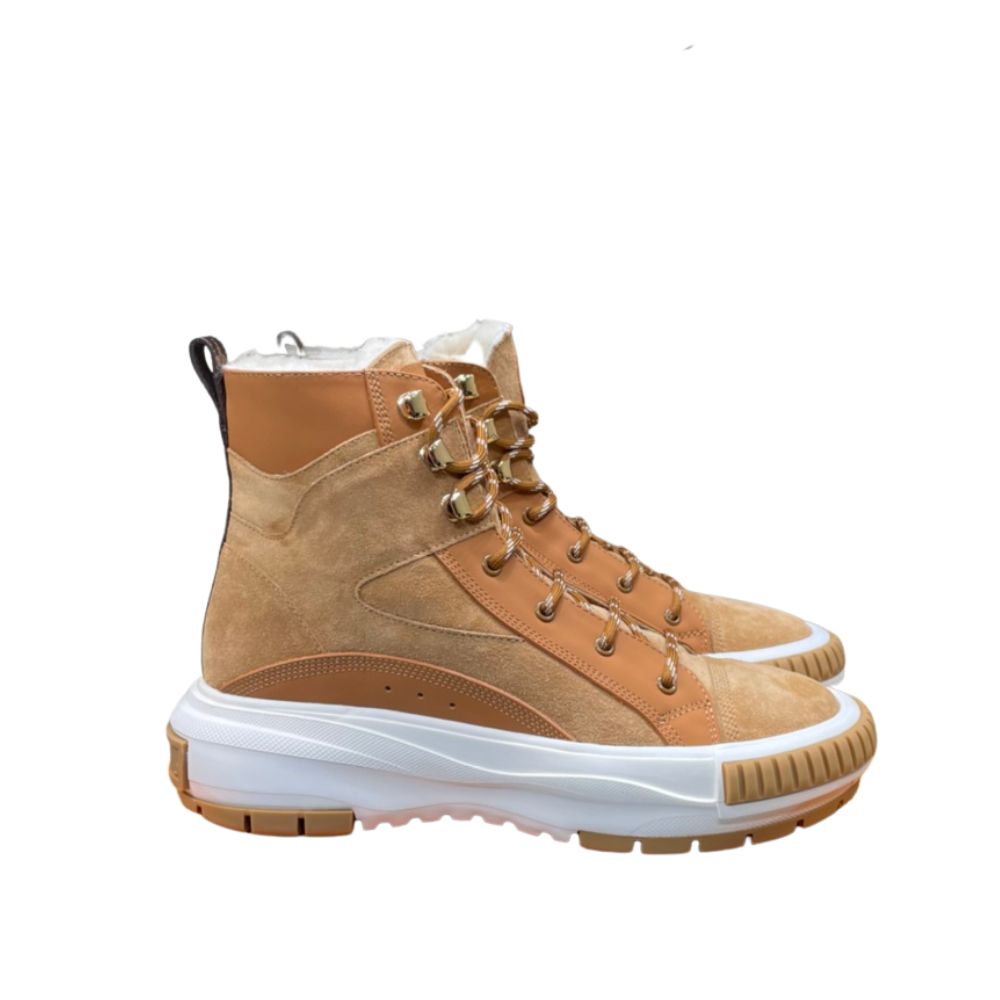 nmb SQUAD SNEAKER BOOTS SUEDE BROWN