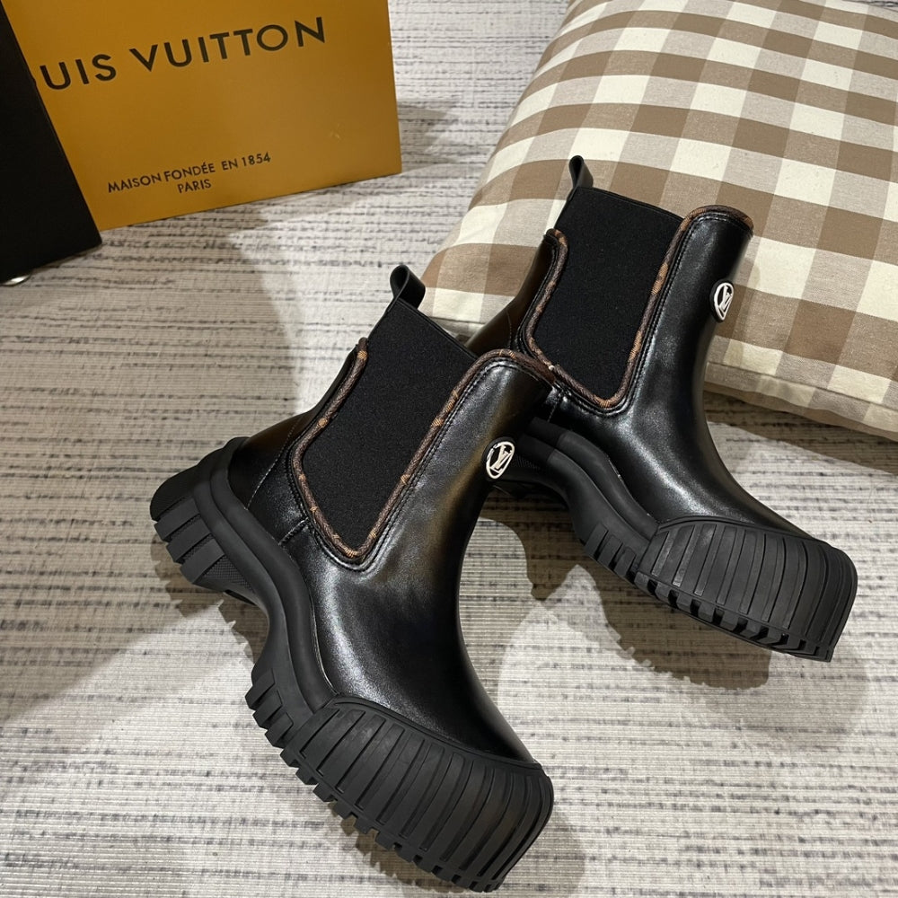nmb RUBY FLAT ANKLE BOOTS BLACK 1AB0FO