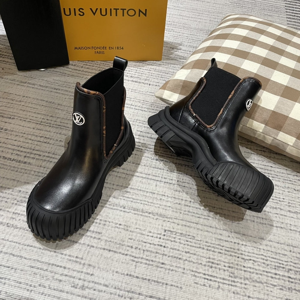 nmb RUBY FLAT ANKLE BOOTS BLACK 1AB0FO