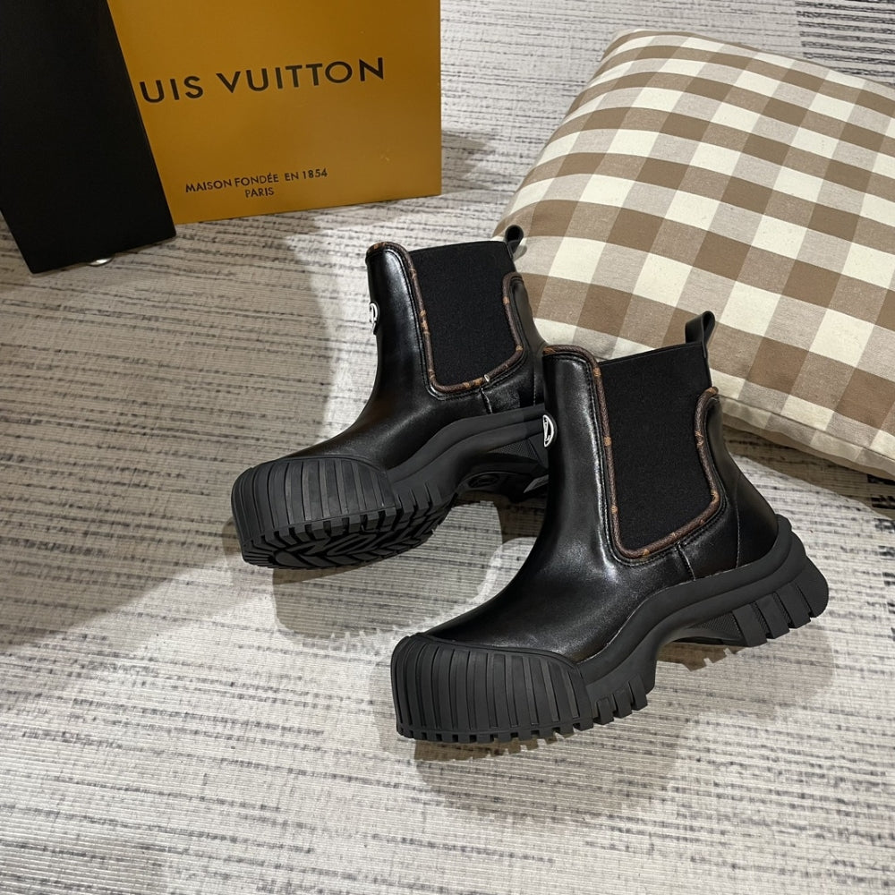 nmb RUBY FLAT ANKLE BOOTS BLACK 1AB0FO