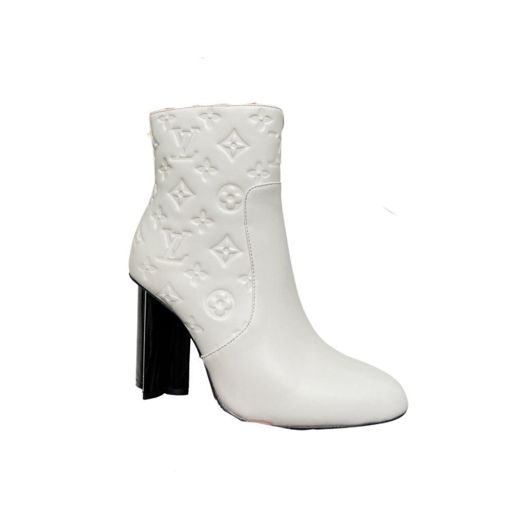 nmb SILHOUETTE ANKLE BOOT WHITE