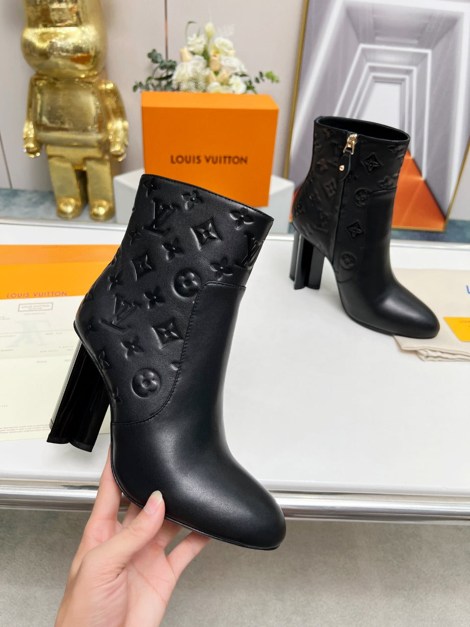 nmb SILHOUETTE ANKLE BOOT BLACK 1ABP9J