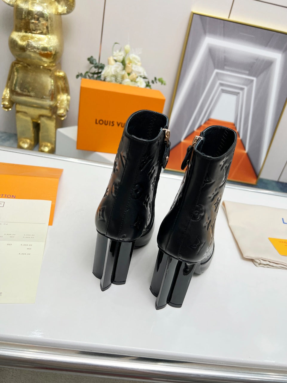 nmb SILHOUETTE ANKLE BOOT BLACK 1ABP9J