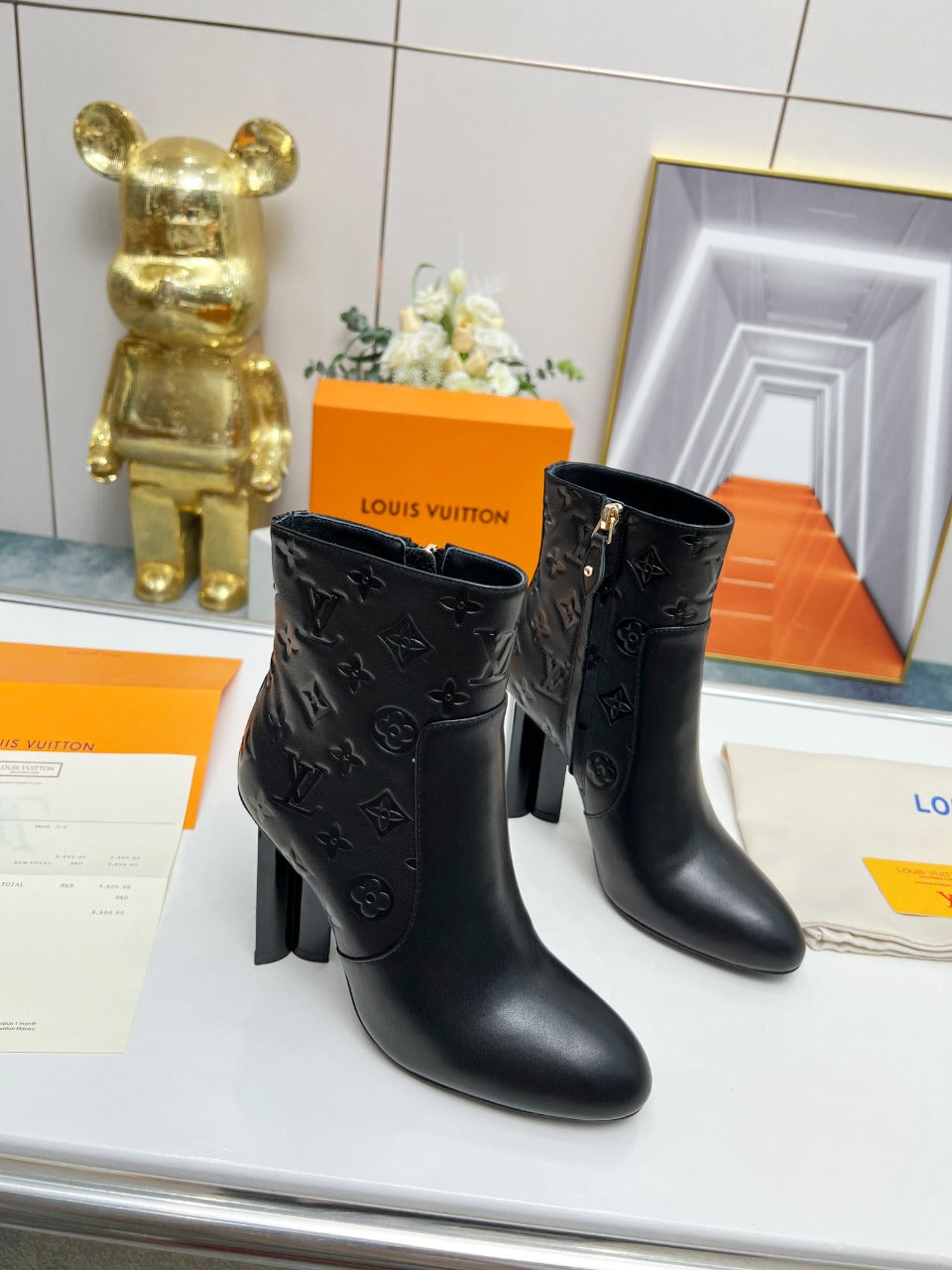 nmb SILHOUETTE ANKLE BOOT BLACK 1ABP9J
